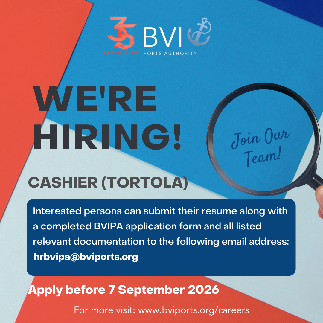 Cashier(Tortola)